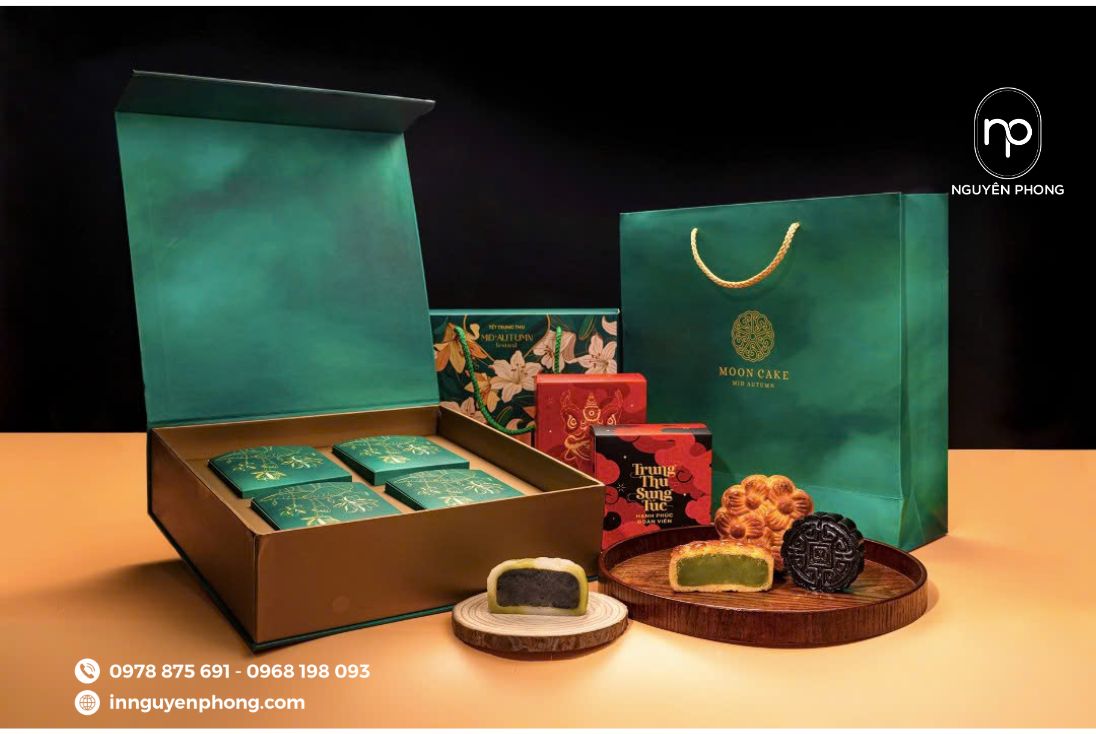 Mẫu hộp bánh trung thu nam châm